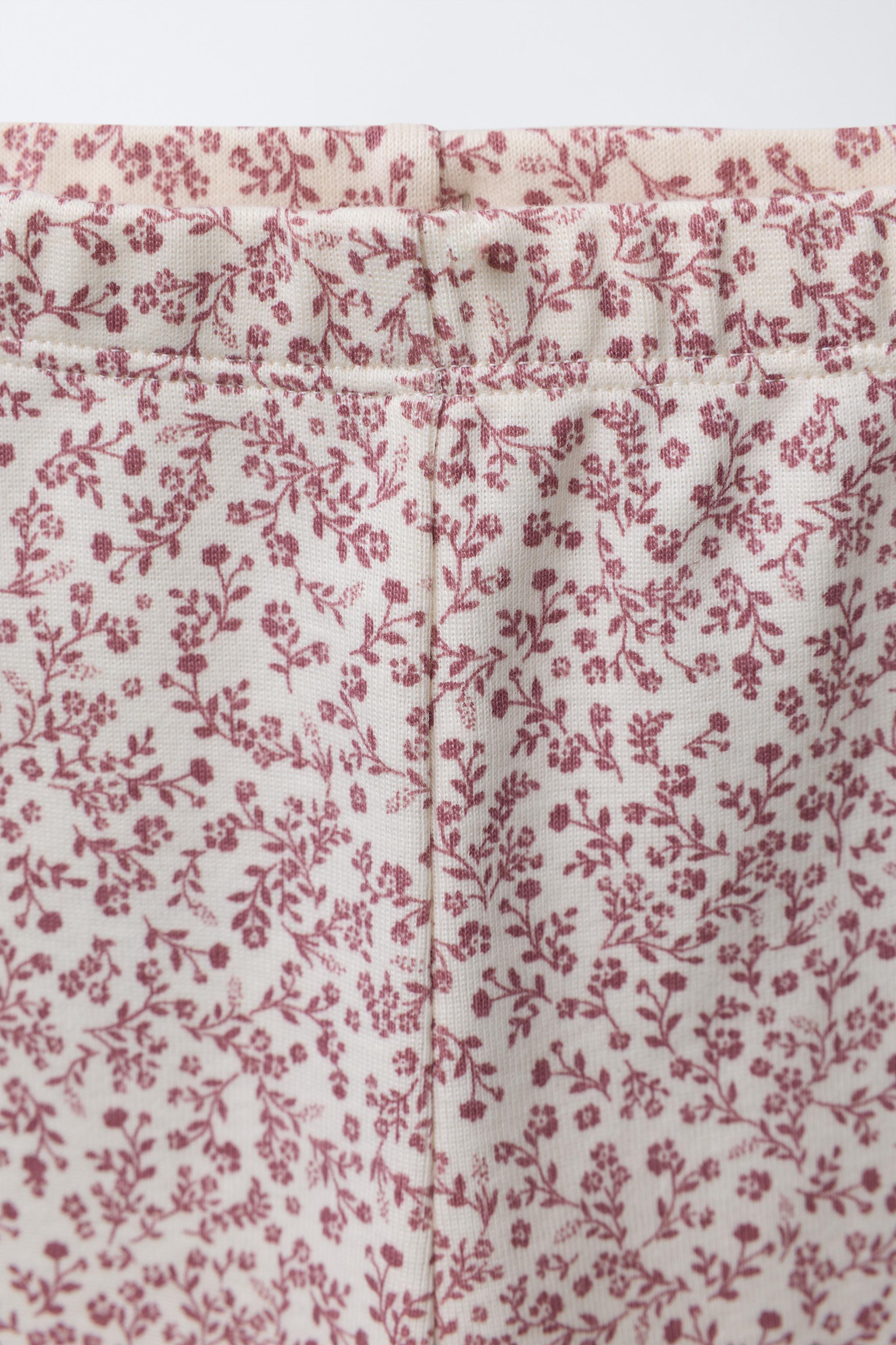 FLORAL BODYSUIT AND LEGGINGS SET